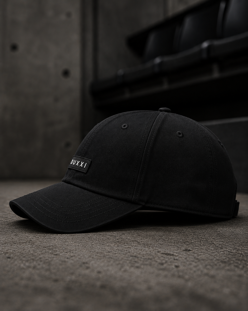 Essential Cotton Twill Cap – Black