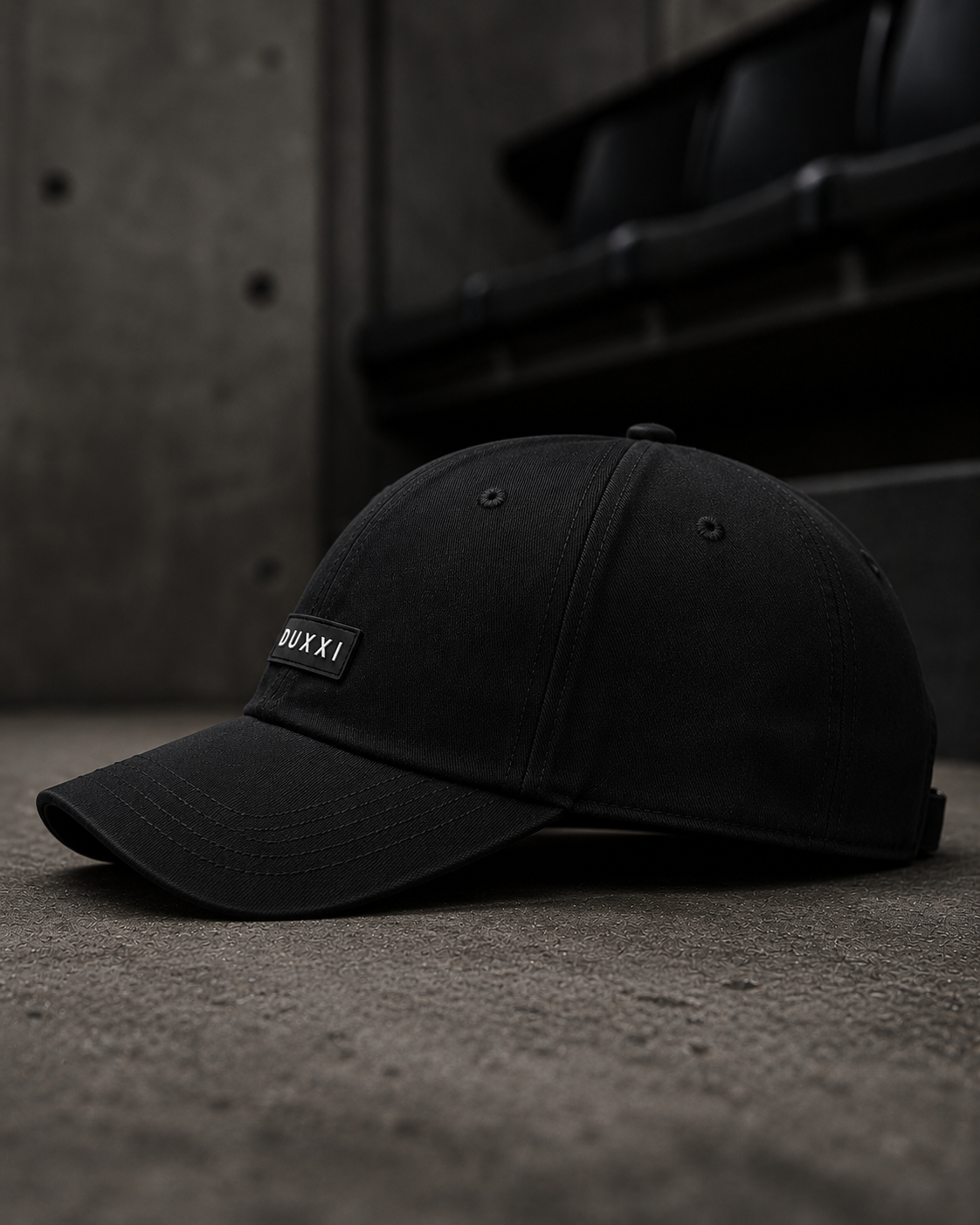 Essential Cotton Twill Cap – Black