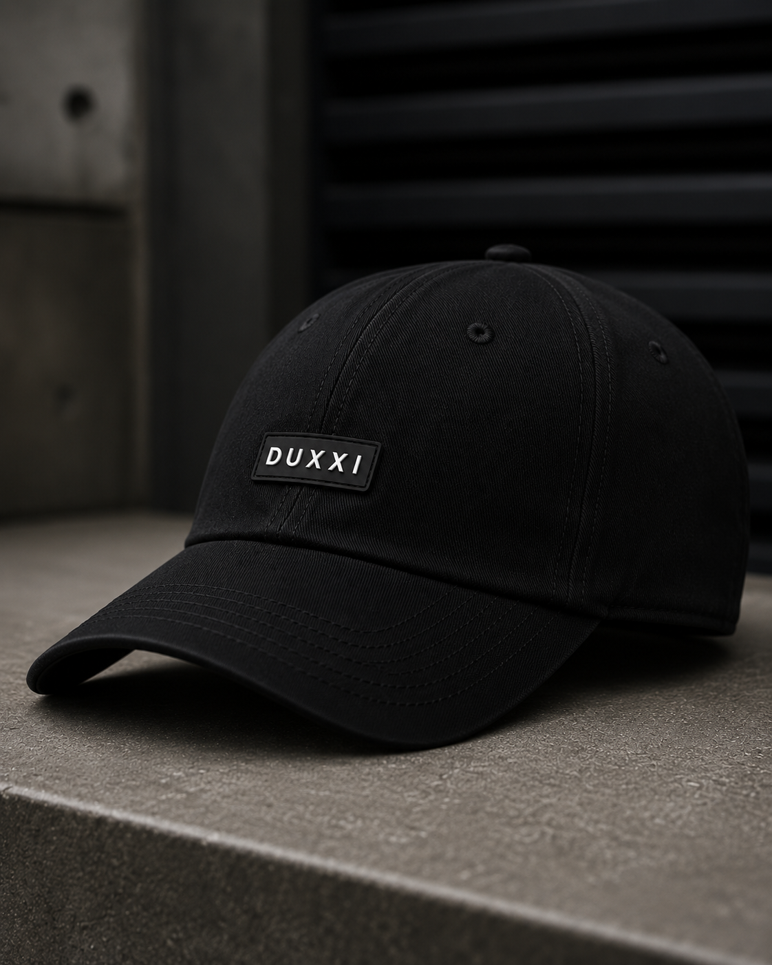 Essential Cotton Twill Cap – Black