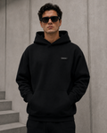 Essential Oversized Hoodie – Black