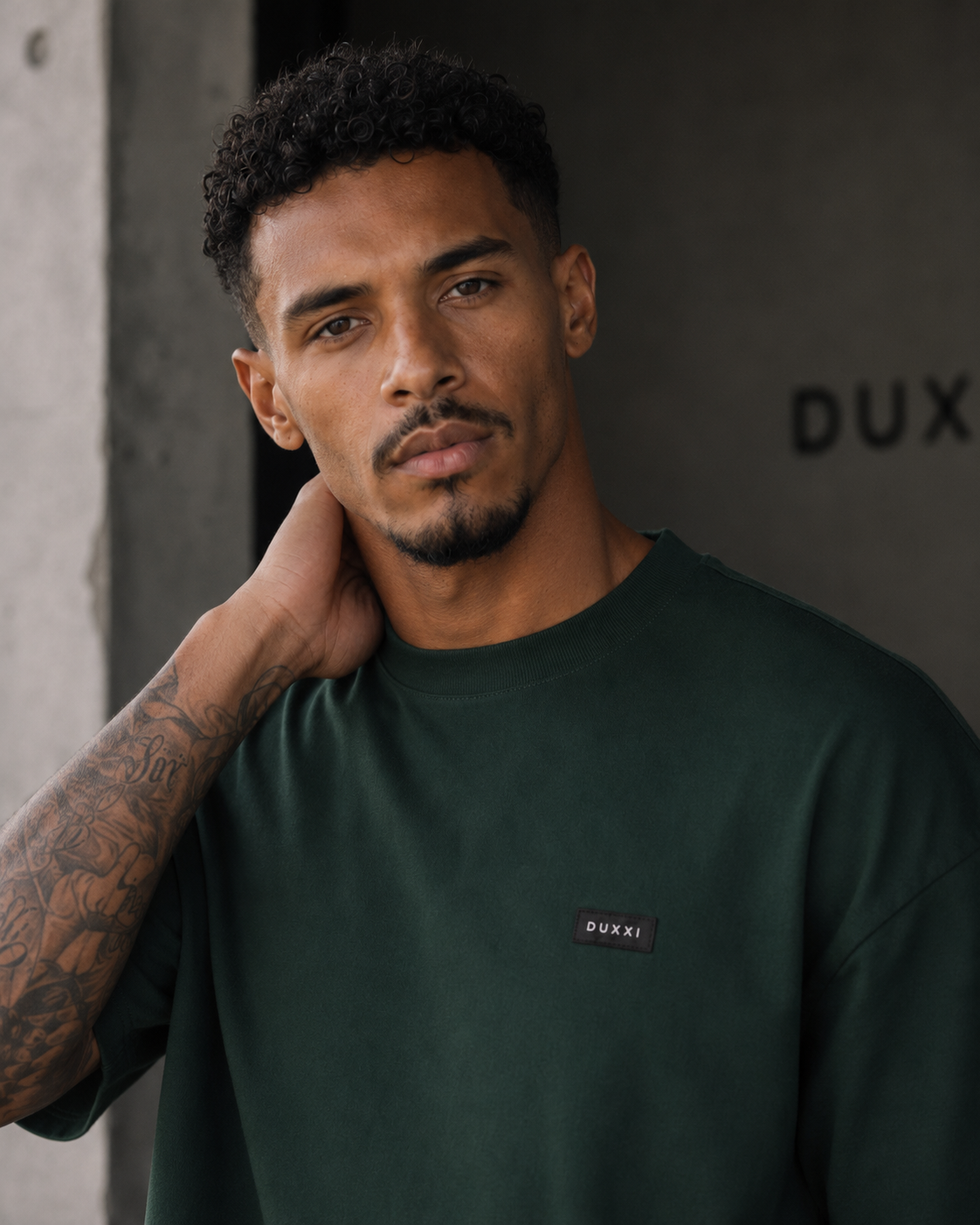 Essential Oversized T-Shirt – Forest Green