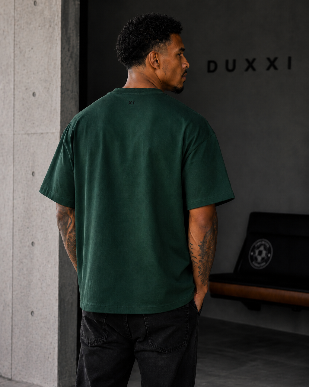 Essential Oversized T-Shirt – Forest Green