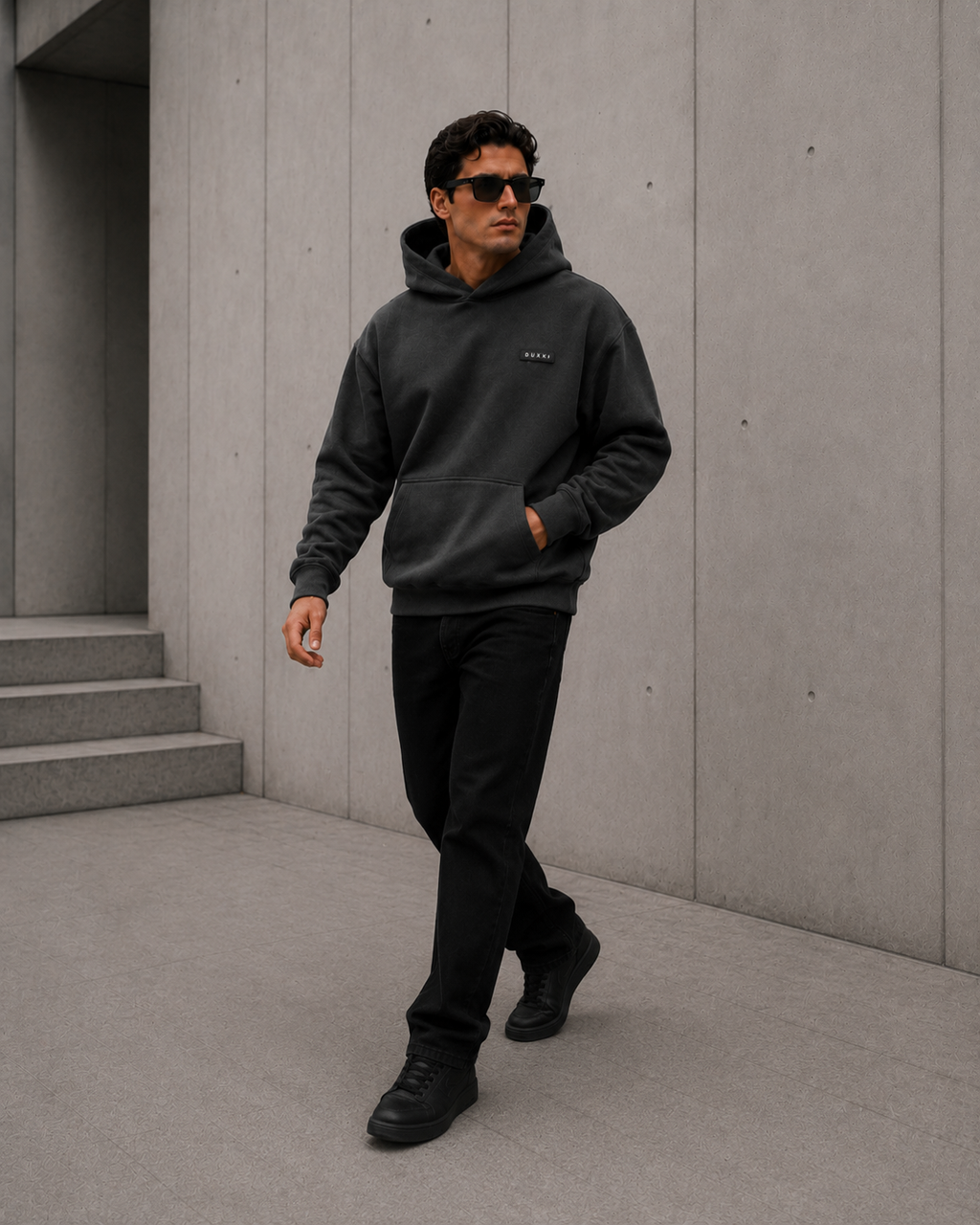 Essential Oversized Hoodie – Charcoal
