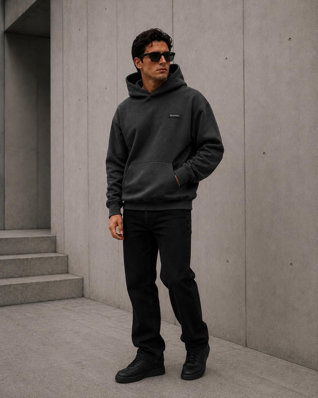 Essential Oversized Hoodie – Charcoal