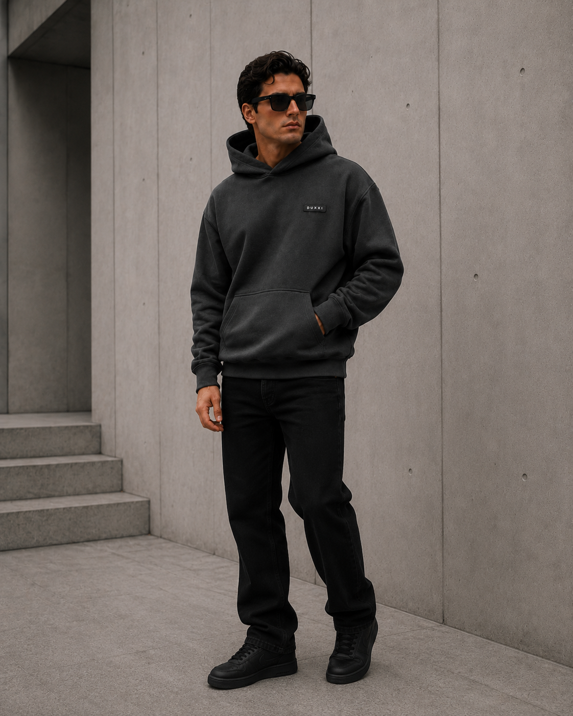 Essential Oversized Hoodie – Charcoal