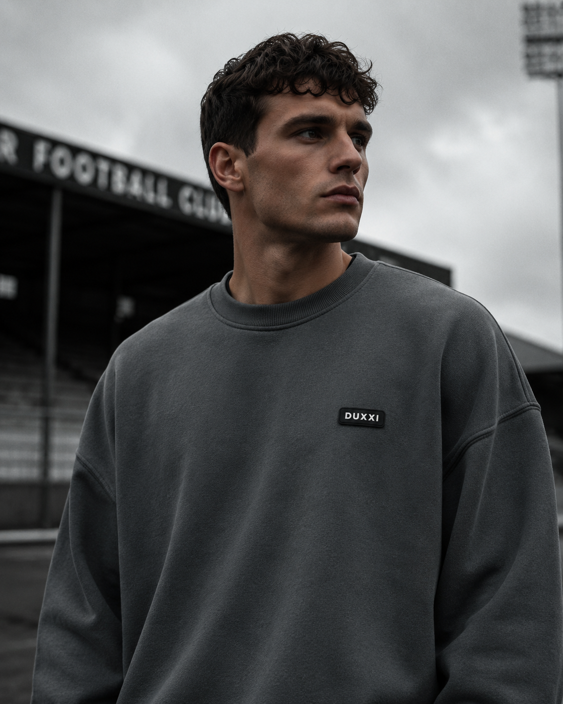 Essential Oversized Sweatshirt – Charcoal